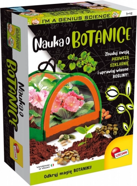 Set științific I'm a Genius Botanică – mini seră pentru copii