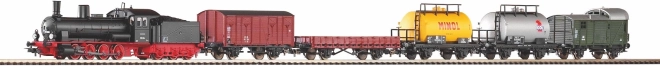 Piko set de start tren de marfă cu locomotivă cu abur BR 55 DB, H0