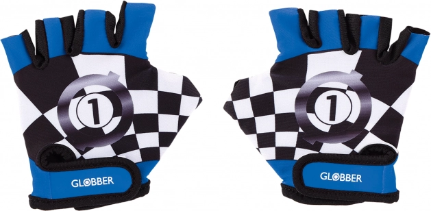 Mănuși pentru copii Globber Navy Blue Racing XS