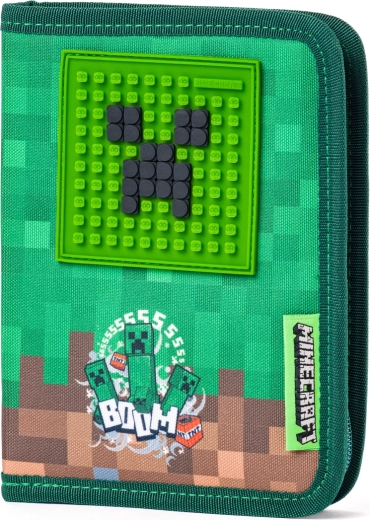 Motiv Minecraft și set de pixeli pentru Creeper