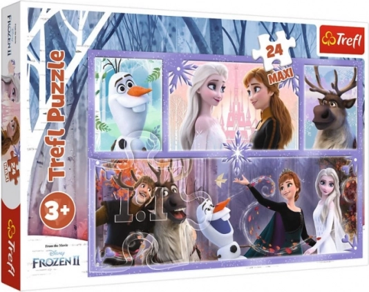 Trefl Disney Frozen maxi puzzle lume plină de magie 24 de piese