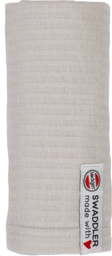Lodger Swaddler scutec textil seersucker 70 × 70 cm steel
