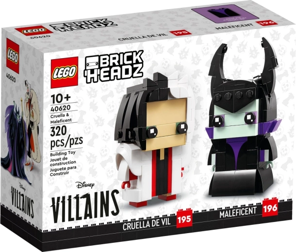 LEGO BrickHeadz 40620 Cruella și Maleficent