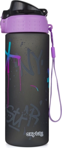 Sticlă de băut OXY Click 600 ml graffiti girl