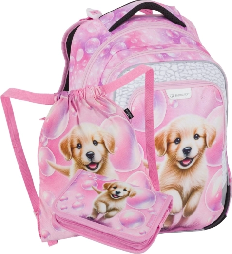 Bagmaster LUMI 26 A – set școlar mic pentru elevii de clasa I – cățel