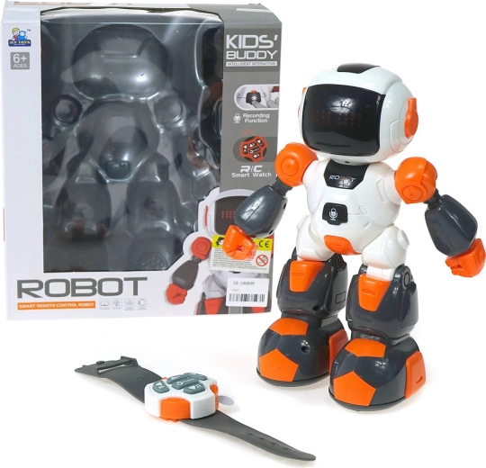 Robot interactiv RC cu telecomandă, cu înregistrare și controler tip ceas - 1 bucată
