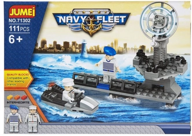 Set de construcție Jumei Navy Fleet – marină 111 piese, 25 × 18 cm - 1 bucată