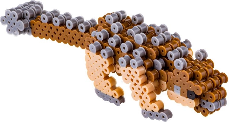 Model 3D de ankylosaurus din mărgele
