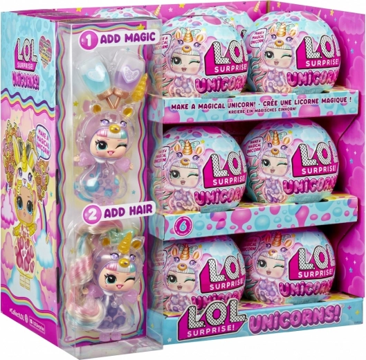 L.O.L. Surprise Tots cu unicorni – display 12 buc.