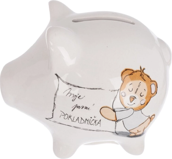 Pușculiță ceramică pentru copii „Prima mea mică…”