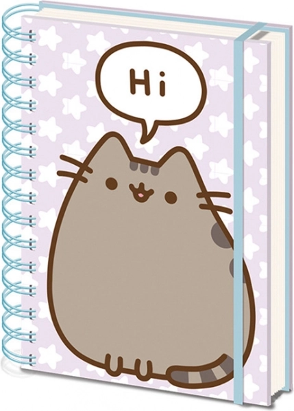 Bloc liniat A5 cu motiv Pusheen