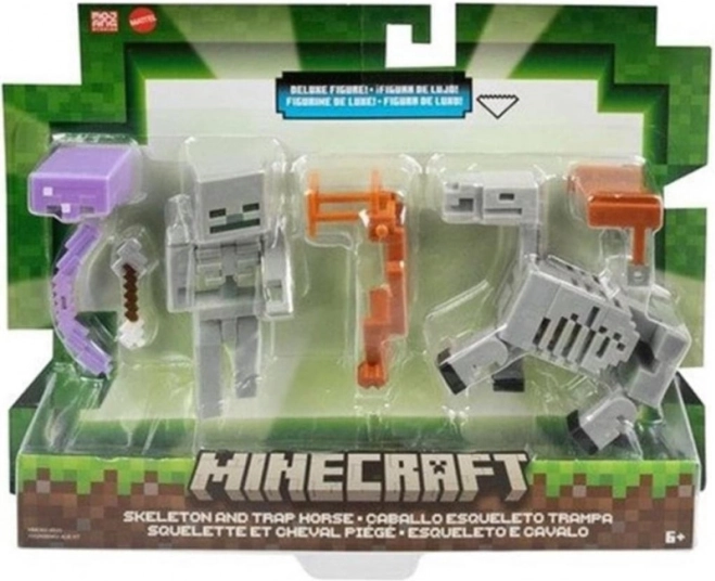 Figurina Minecraft Ravager și Raid 2-pak