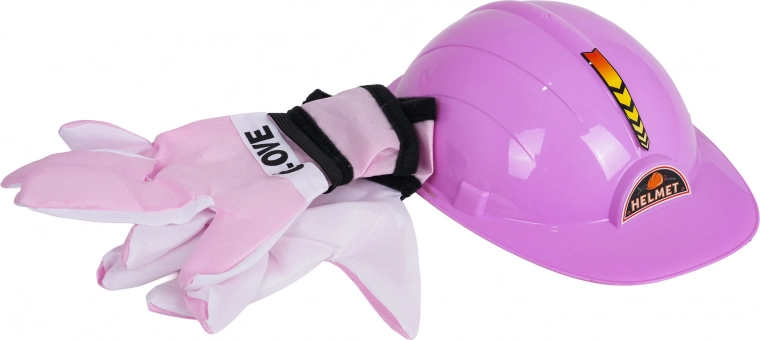 Cască de siguranță și mănuși