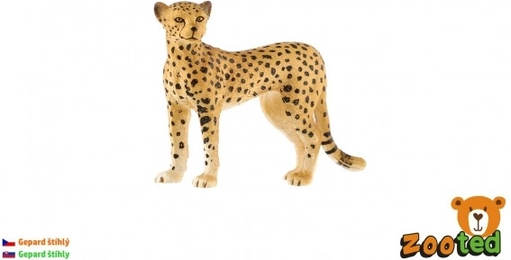 Figurină ghepard suplu 8 cm – model din plastic realist