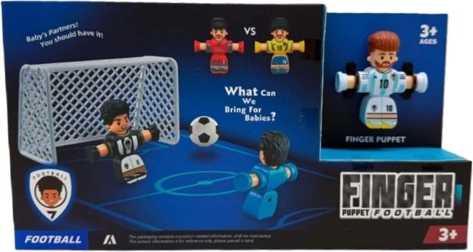 Set de joc fotbal pentru copii cu 2 jucători, 2 mingi și poartă