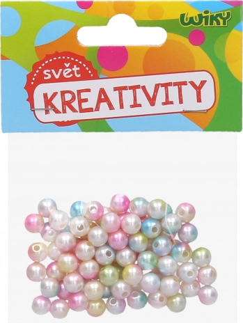 Mărgele perlate colorate 20 g