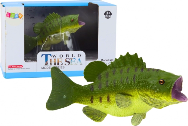 Figurină biban de râu verde 11 cm – Animalele lumii