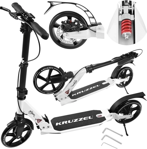 Pliare rapidă, suspensie și ghidon reglabil