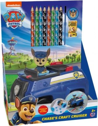 Set creativ în mașinuță PATRULA CĂȚEILOR – Chase