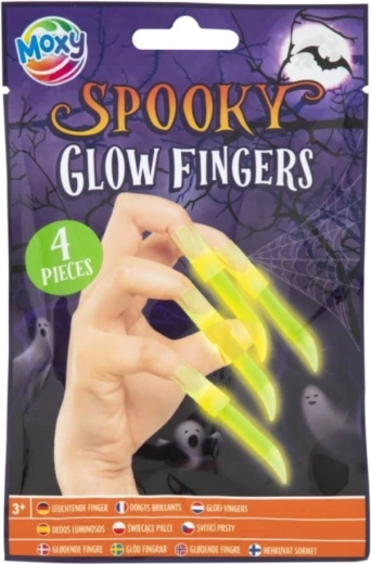 MOXY unghii luminoase de Halloween 4 bucăți