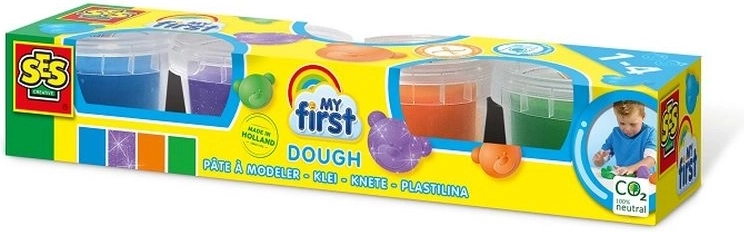 SES My First plastilină 4×90 g