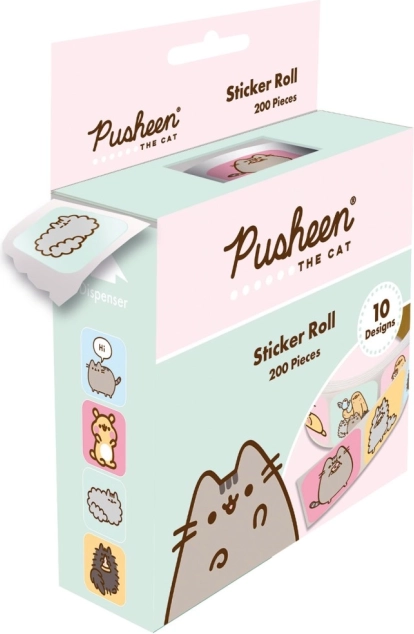 Set de Autocolante cu Motiv Pusheen (200 buc)
