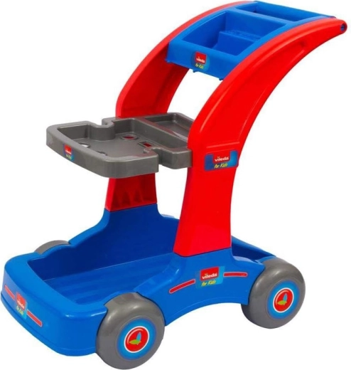 Cărucior mobil cu compartimente de depozitare