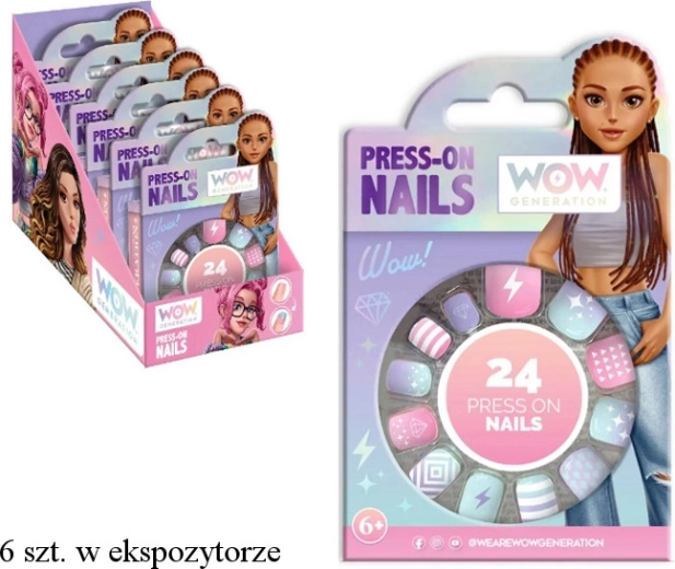 Unghii false WOW Generation (24 buc.)