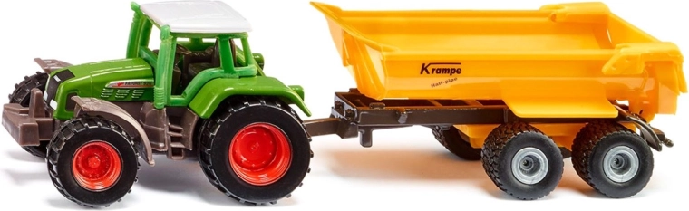 Siku tractor Fendt cu remorcă basculantă Krampe