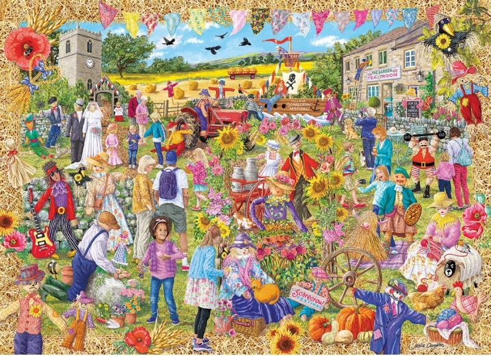 Puzzle festivalul sperietoarelor 1000 piese