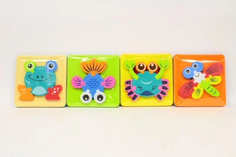 Puzzle din spumă – ambalaj tip display 12 buc.