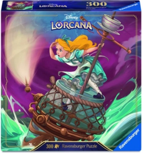 Puzzle Ravensburger Disney Lorcana: Alenka în Țara Minunilor 300 de piese