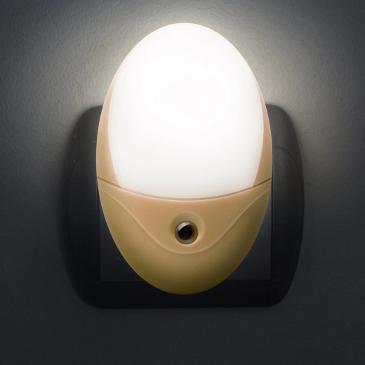 Lumină de orientare nocturnă LED Phenom cu senzor de lumină, galbenă