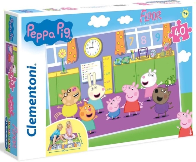 Puzzle maxi de podea Peppa Pig, 40 piese