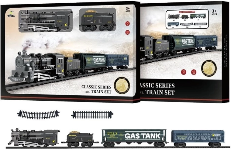 Tren vintage – efecte luminoase și sonore