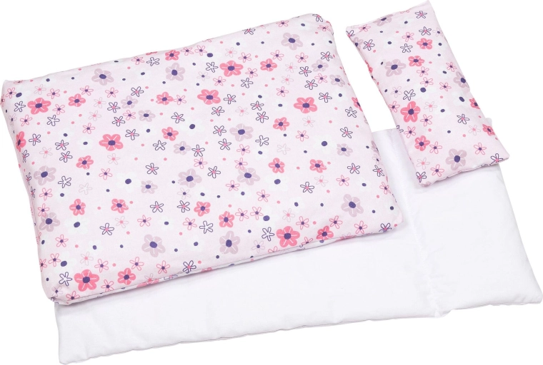 Set de lenjerie de pat pentru păpuși Blossom dream