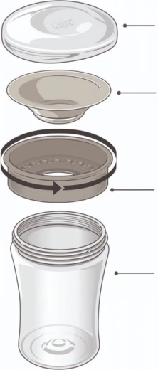 Etanșă datorită discului de silicon