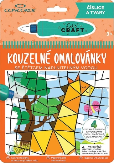Cărți de colorat magice CONCORDE – cifre și forme