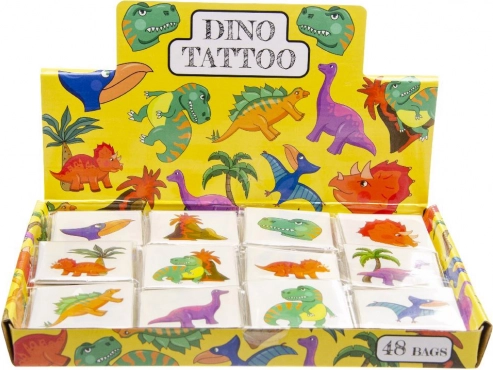 Tatuaje temporare cu dinozauri – set de 12 modele