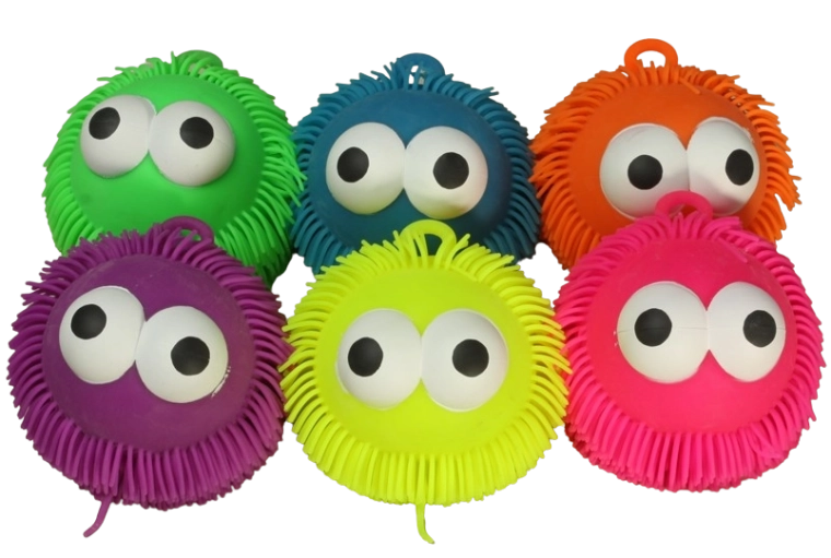 Arici anti-stres de strâns cu efect luminos 15 cm – mai multe culori