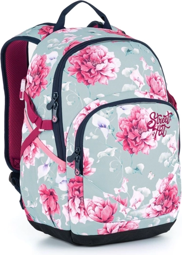 Rucsac pentru elevi cu flori Topgal Yoko