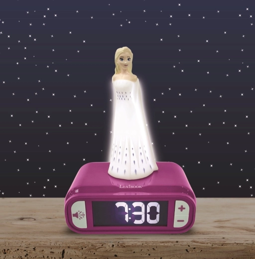 Lumină de noapte 3D strălucitoare Elsa