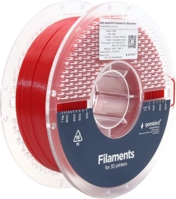 Filament PETG High Speed 1,75 mm 1 kg roșu