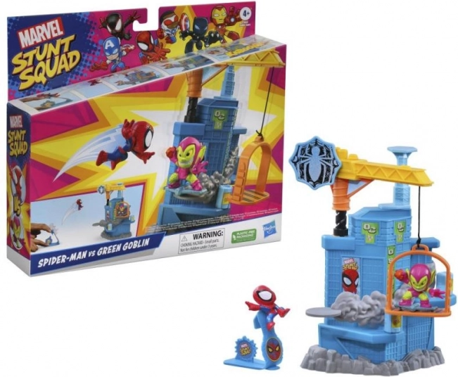 Marvel Avengers Figură cascador și set de joacă