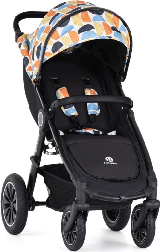 Petite&Mars cărucior Street+ Air black retro
