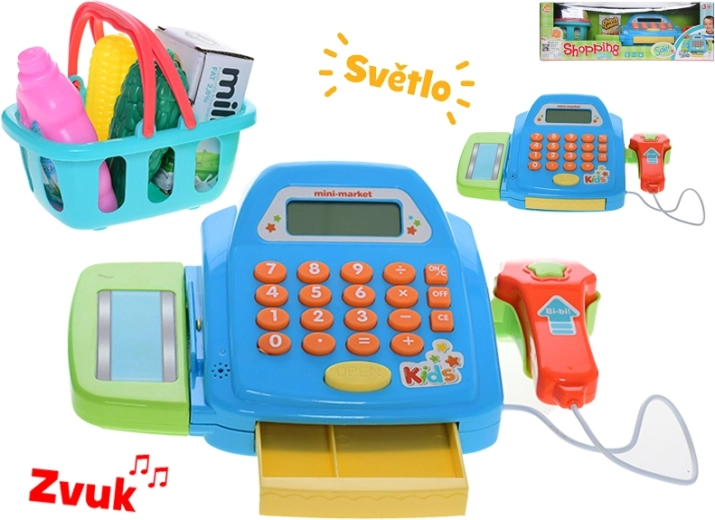 Casă de marcat interactivă pentru copii cu lumină și sunet, 26 × 14,5 cm