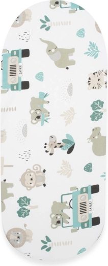 Cearșaf din bumbac pentru cărucior NEW BABY Safari 35 × 75 cm