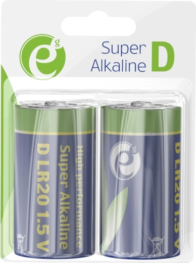 Baterii alcaline D LR20 1.5 V, 2 buc