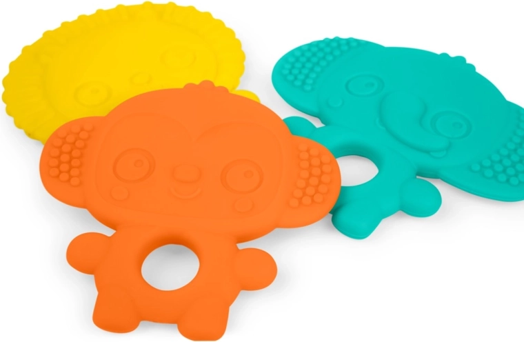 Bright Starts suzete Gummy Buddies, set 3 buc
