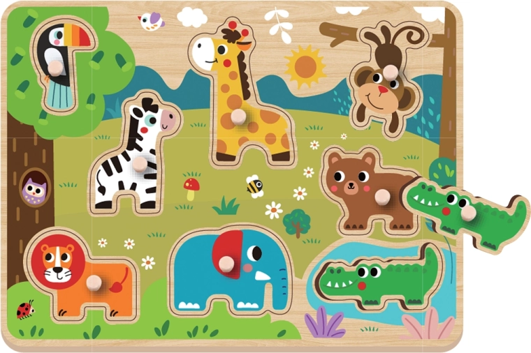 Puzzle Safari de Împerechere 2Kids Toys